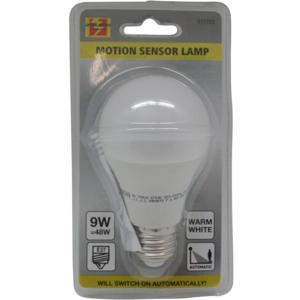 LED Plafondlamp - bewegingssensor - Warm Wit - 9W - E27 Fitting