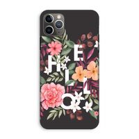 Hello in flowers: iPhone 11 Pro Max Tough Case