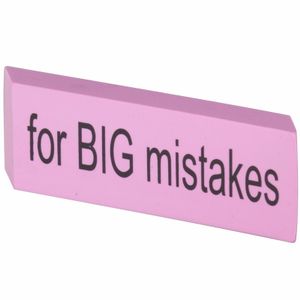 XXL Big Mistake gum 14 x 4,5 cm roze