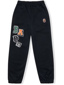 A BATHING APE® pantalon de jogging Multi Font 'noir'