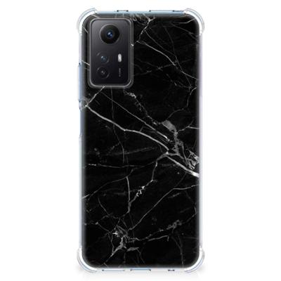 Xiaomi Redmi Note 12s Anti-Shock Hoesje Marmer Zwart - Origineel Cadeau Vader Xiaomi Redmi Note 12s Anti-Shock Hoesje Marmer Zwart - Origineel Cadeau Vader