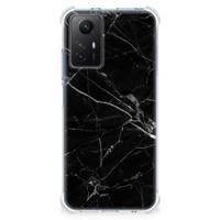 Xiaomi Redmi Note 12s Anti-Shock Hoesje Marmer Zwart - Origineel Cadeau Vader