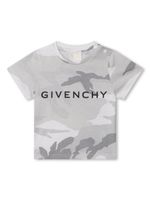 Givenchy Kids t-shirt à imprimé camouflage - Gris