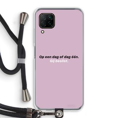 gij beslist: Huawei P40 Lite Transparant Hoesje met koord