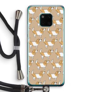 Doggy: Huawei Mate 20 Pro Transparant Hoesje met koord