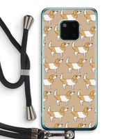 Doggy: Huawei Mate 20 Pro Transparant Hoesje met koord