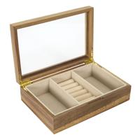 Home Deco Factory Sieradenkist - acacia hout - 24 x 16 cm - organizer - sieradendoos - box
