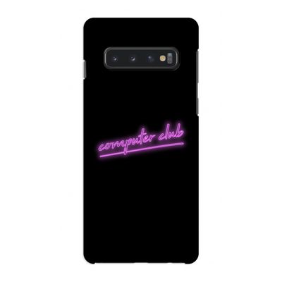 Vice Black: Samsung Galaxy S10 4G Volledig Geprint Hoesje
