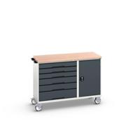 Bott Verso Montagewagen | 6 Lades | 1 Deur | Multiplex Blad | RAL 7016 - 16927154.19