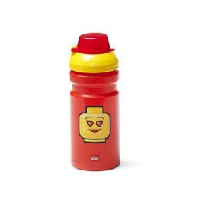 LEGO - Set van 2 - Drinkfles Iconic Girl 0.39 L, Rood - LEGO