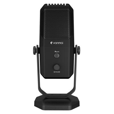 Yanmai SF-900 multi-functie vier directiviteit studio opname condensator microfoon met Desktop standaard (zwart)
