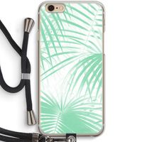 Palmbladeren: iPhone 6 / 6S Transparant Hoesje met koord