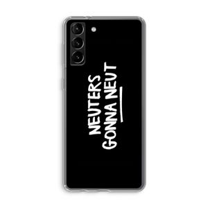 Neuters (zwart): Samsung Galaxy S21 Plus Transparant Hoesje