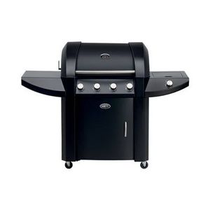 Boretti Robusto 4600 W Barbecue Gas Verrijdbaar Zwart