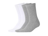 esmara 4 Paar sokken (grijs/wit, 39-42)