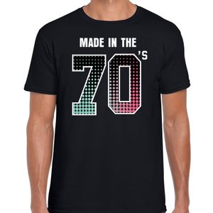 Seventies t-shirt / shirt made in the 70s / geboren in de jaren 70 zwart voor heren