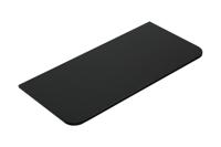 Topblad Wiesbaden Sulora 80x48 cm Afgeronde Hoeken Mat Zwart