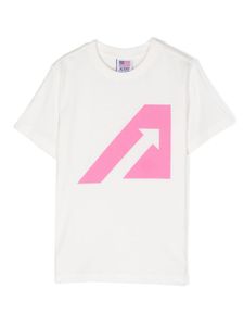 Autry Kids t-shirt en coton à logo imprimé - Blanc