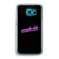 Vice Black: Samsung Galaxy S6 Transparant Hoesje