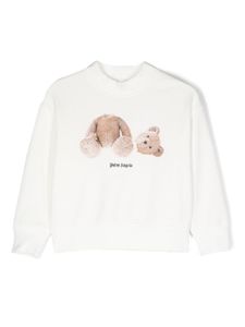 Palm Angels Kids sweat à logo imprimé - Blanc