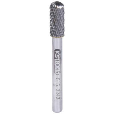 KS Tools 5153243 Freesstift Hardmetaal Lengte 65 mm Afmeting, Ø 6 mm