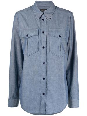ISABEL MARANT chemise boutonnée en jean - Bleu