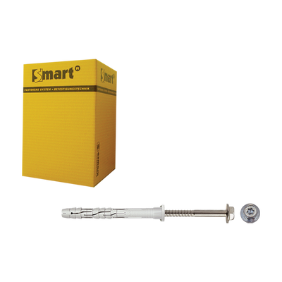 pgb-Europe SMART | Raamplug CB zeskantschroef Ø 10x100 A4 | 50 st SM0RPCN401001003
