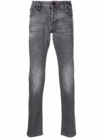 Philipp Plein jean slim à taille basse - Gris - thumbnail