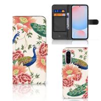 Telefoonhoesje | Met pasjeshouder | voor Samsung Galaxy A56 Pink Peacock
