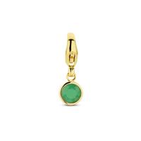 14K Geelgouden Slotbedel Mei Geboortesteen 15x5mm