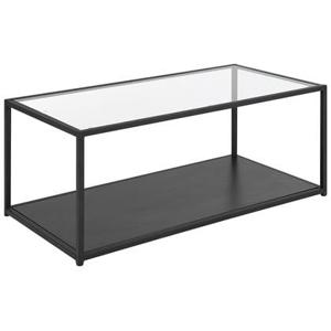 Beliani - MEDORA - Salontafel - Zwart - Glas