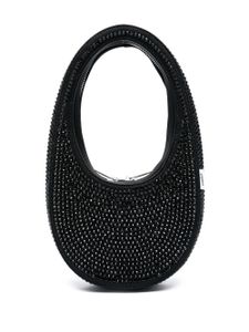 Coperni mini sac à main Swipe à ornements en cristal - Noir