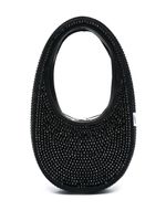 Coperni mini sac à main Swipe à ornements en cristal - Noir