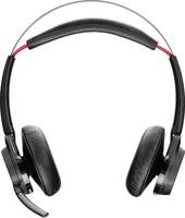 Plantronics UC B825M On Ear headset Telefoon Bluetooth Stereo Zwart Noise Cancelling Microfoon uitschakelbaar (mute)