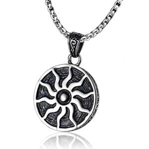 Mendes heren ketting Edelstaal Apollo Zon Amulet