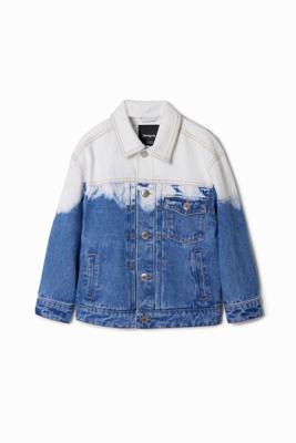 Faded denim truckerjack - BLUE - 5/6