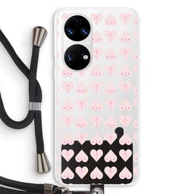 Ass 'n Titties: Huawei P50 Transparant Hoesje met koord