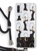 Pop Some Kim: Samsung Galaxy A70 Transparant Hoesje met koord Pop Some Kim: Samsung Galaxy A70 Transparant Hoesje met koord