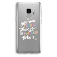 Right Place: Samsung Galaxy S9 Transparant Hoesje