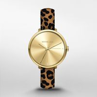 Horlogeband Michael Kors MK2866 Leder Bi-Color 14mm