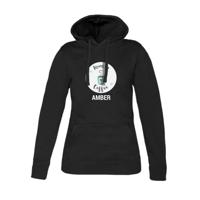 Hoodie voor dames bedrukken - Zwart - M