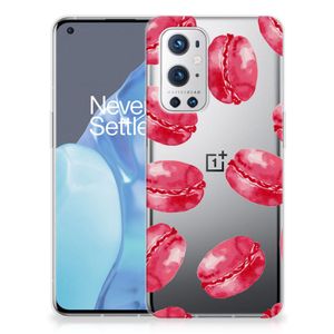 OnePlus 9 Pro Siliconen Case Pink Macarons