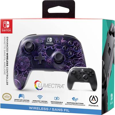 Power A Lumectra - Galactic Vortex Controller Nintendo Switch, Nintendo Switch Lite, Nintendo Switch OLED Zwart