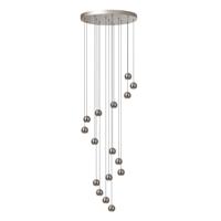 Lucide MONTANA - Hanglamp - LED Dimb. - CCT - 16x5,7W 2700K/4000K - Grijs ijzer | Premium