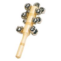 Goki Houten Instrument Stick met 13 Bellen - thumbnail