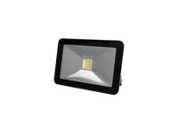 Design led-schijnwerper 10 w, neutraalwit zwart - Velleman