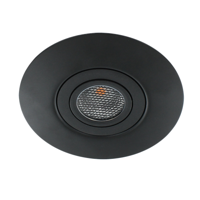 LED spot XXL kantelbaar 5Watt rond ZWART IP65 dimbaar