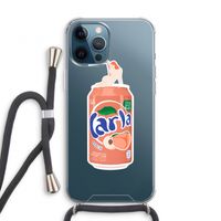 S(peach)less: iPhone 12 Pro Transparant Hoesje met koord