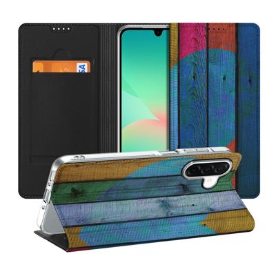 Samsung Galaxy A26 Book | Wallet Case | Wood Heart - Cadeau voor je Vriend
