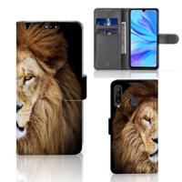Huawei P30 Lite (2020) | Telefoonhoesje | Met pasjeshouder | Leeuw